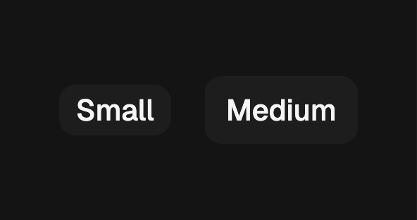 Chip sizes