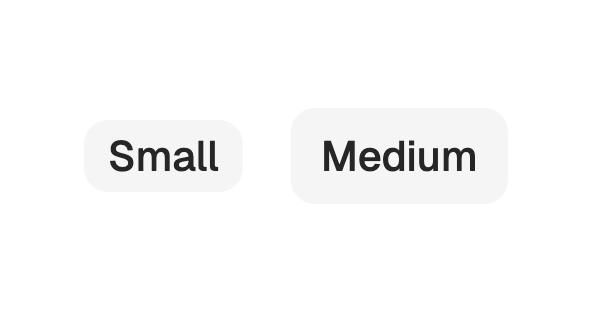 Chip sizes
