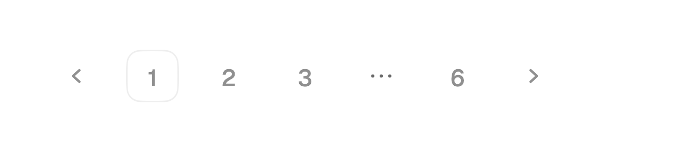Disabled pagination
